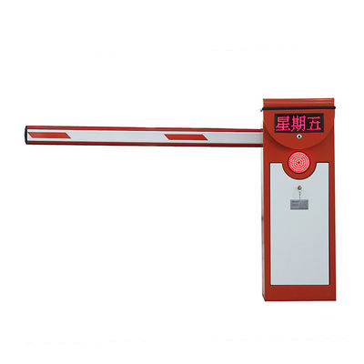 品質  Durable Intelligent Automatic Oval Barrier Gate Boom Barrier With LED Light 工場